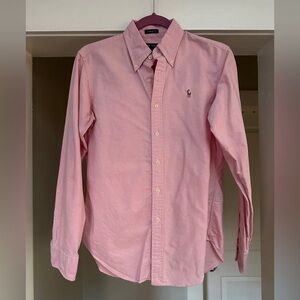 Ralph Lauren Classic Fit Oxford Button Down Long Sleeve Shirt